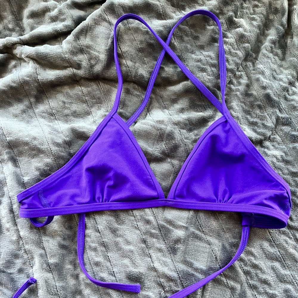 Jolyn Purple Bikini Top